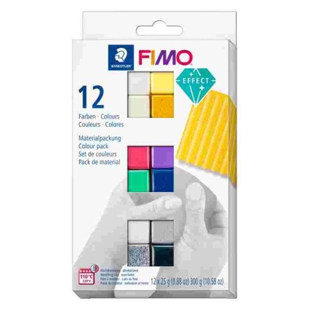 Fimo effect set - colour pack 12 st