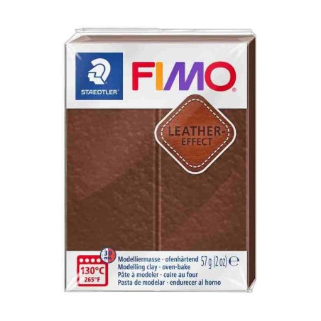 Fimo leather-effect 57 g noot