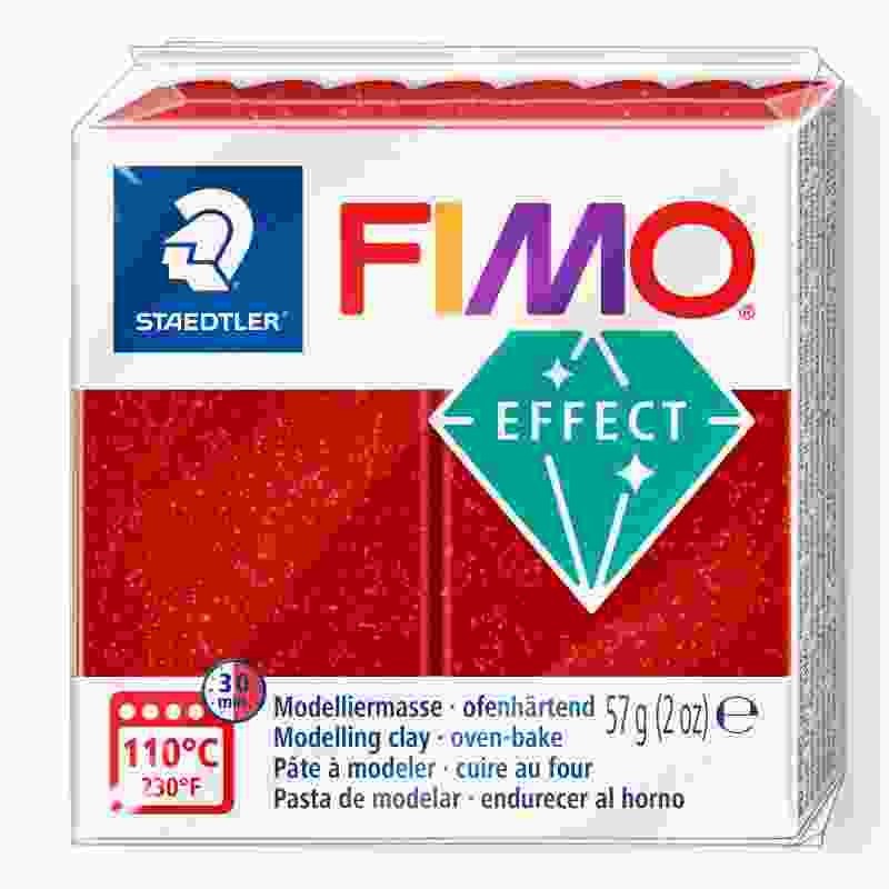 Fimo EFFECT Transparant Rood    204