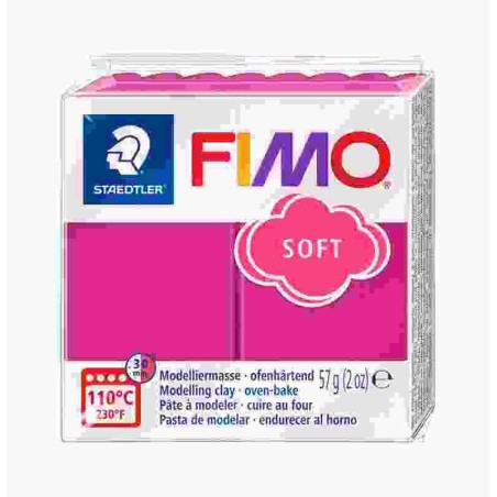 Fimo SOFT Framboos             22
