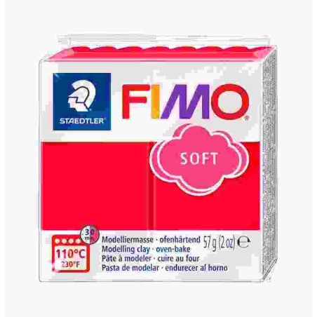 Fimo SOFT Indisch rood         24