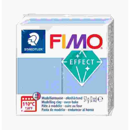 Fimo EFFECT Transpararant Agate Blue 386