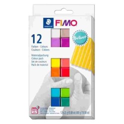 Fimo soft set - colour pack 12 brilliant colours