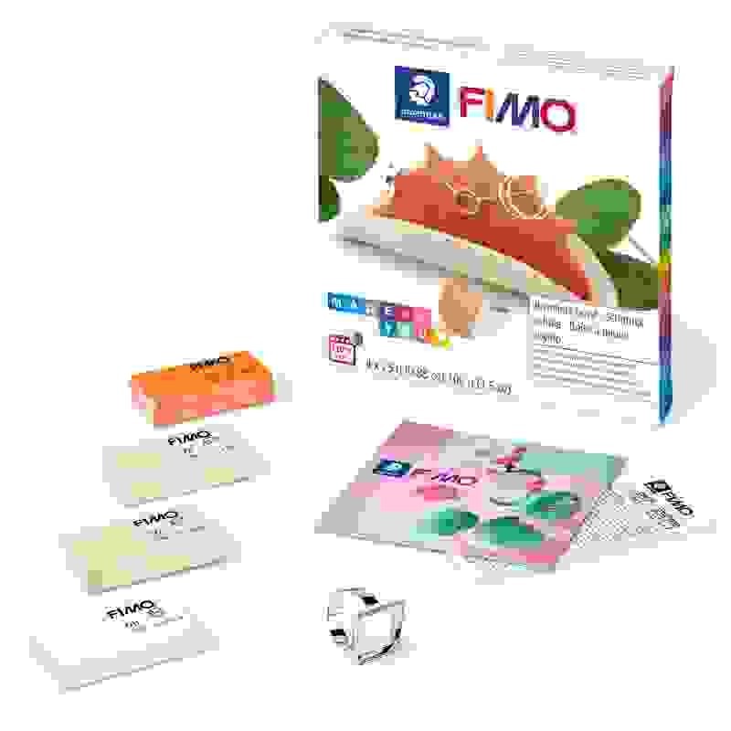 Fimo DIY set kawaii monstera leaf bowl