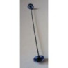 Oog glazen oog 7mm blauw      1 paar