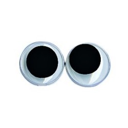 Oog beweegbare pupil 12mm      7paar