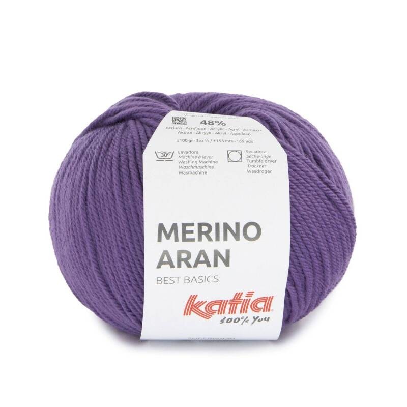MERINO ARAN 102 Lila 100gr.