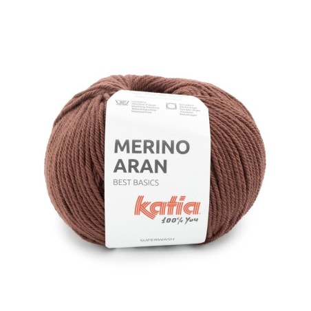 MERINO ARAN 110 Rood bruin 100