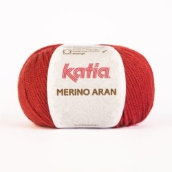 MERINO ARAN 21 rood           100gr.
