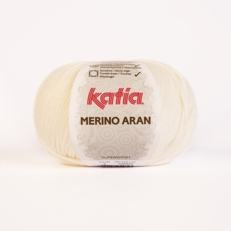 MERINO ARAN 3 ecru            100gr.