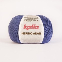 MERINO ARAN 45 jeans-blauw    100gr.