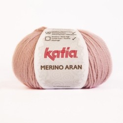 MERINO ARAN 53 licht roze     100gr.