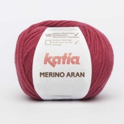 MERINO ARAN 71 framboise-rood 100gr.