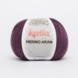 MERINO ARAN 78 pruimkleur     100gr.