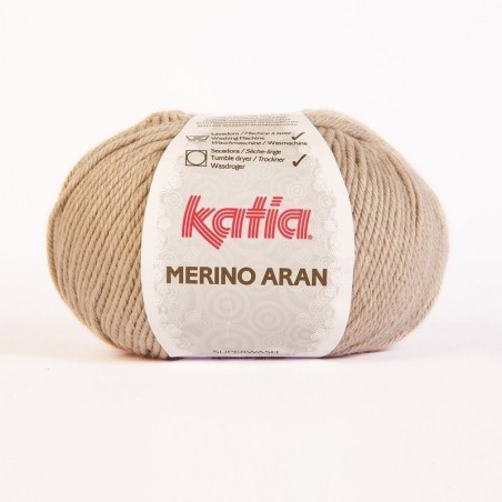 MERINO ARAN 9 licht taupe     100gr.