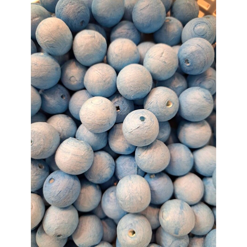 Wattebal 20mm blauw       / 35 st