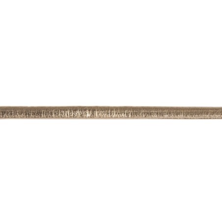 Kunstlederband metallic plat goud