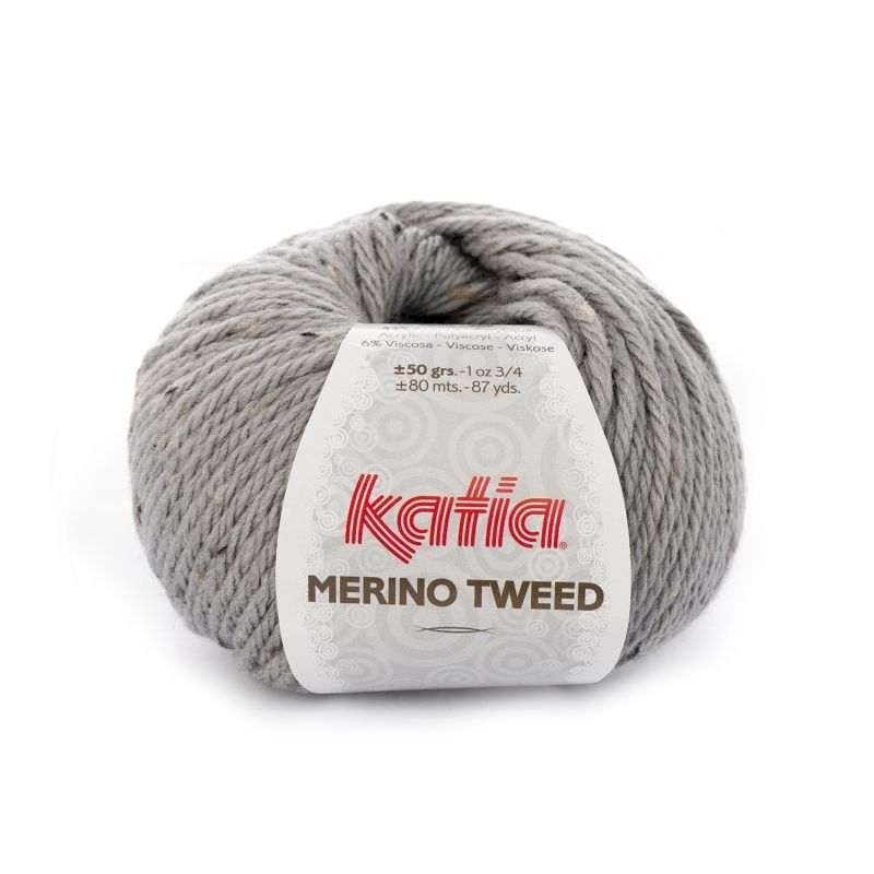 MERINO TWEED l'grijs 307        50gr