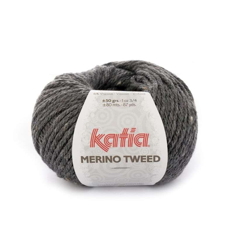 MERINO TWEED d'grijs 308        50gr