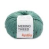 MERINO TWEED 320 donker reseda-groen 50 gr