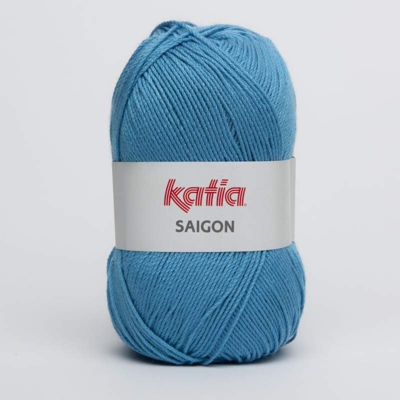 SAIGON 25 donker turquoise    100gr.