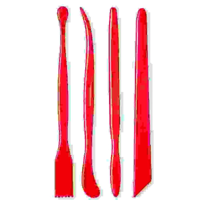 Boetseerspatels Fimo set 4st