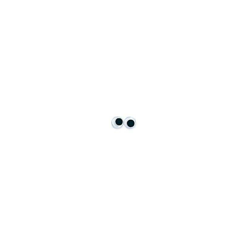 Oog beweegbare pupil  5mm  / 5 paar
