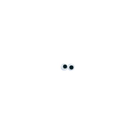 Oog beweegbare pupil  5mm  / 5 paar