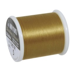 Rijgdraad vr Delica-roc. goud  /50m