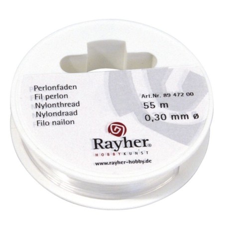 Nylondraad 0.3mm diam / 55M