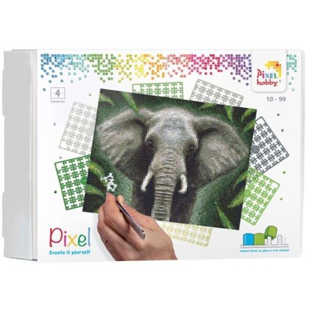 Pixel pakket 4 basispl Olifant 203x254mm