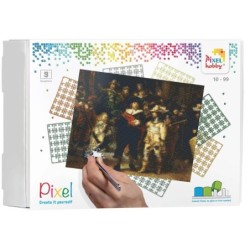 Pixel pakket 9 basisplaten The nightwatch Rembrand