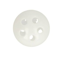 Belletje baby +/-25mm wit     2stuks