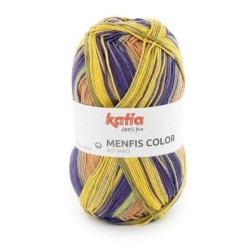 MENFIS COLOR 126 paars-groen-geel  oranje100gr.