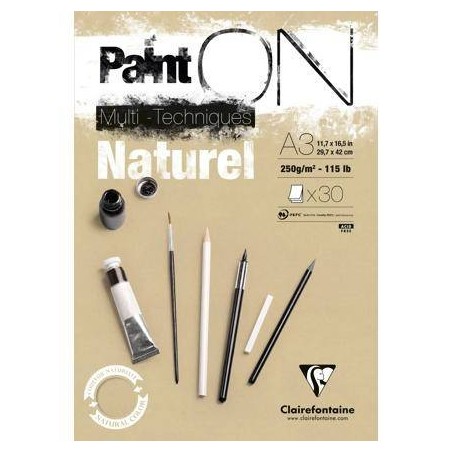 Paint On Naturel 30 blad 250g A3