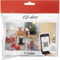 Creatieve miniset, kabouterdeur, Kerstcadeaus, 1 d