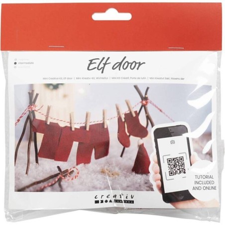 Creatieve miniset, kabouterdeur, Wasgoed, 1 doos