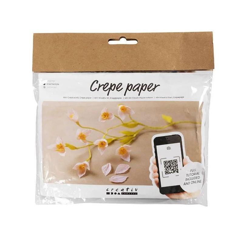 Creatieve miniset crpepapier, Kersentak, Crpe-ve