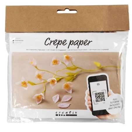 Creatieve miniset crpepapier, Kersentak, Crpe-ve