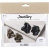 Mini Hobbyset Sieraden, Gebogen oorringen, 1 doos