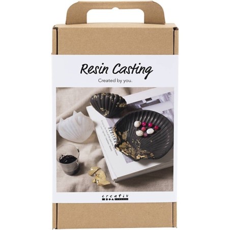Hobbyset Hars Gieten, Mossel, zwart, goud, 1 doos