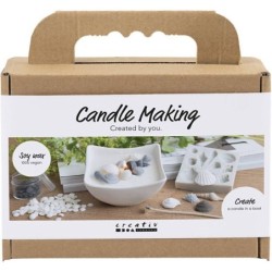 Mini Hobbyset Kaarsen Maken, Schelpen, grijs, off