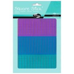 Mozaiek stickers 1cm purp/blauw 252s
