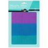 Mozaiek stickers 1cm purp/blauw 252s