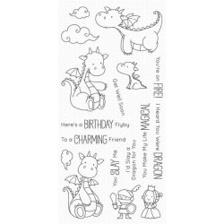 Magical Dragons Clear Stamps (BB-37)