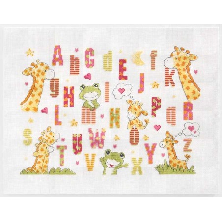 DH Giraffe Sampler 35x25cm    BK071