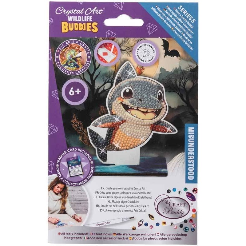 Crystal Art Buddy Shark