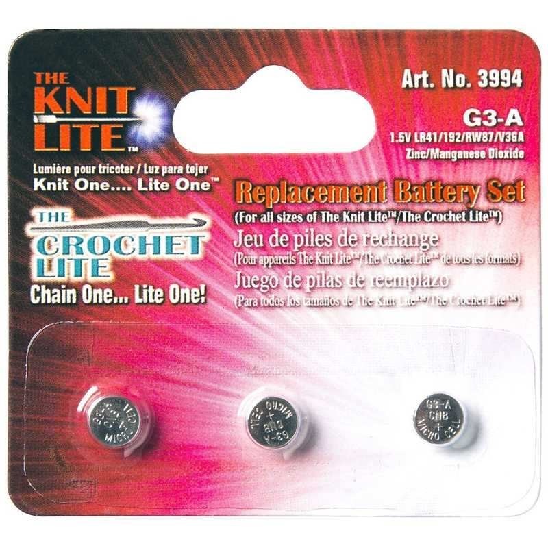 Batterij set haaknaald lite    3st.