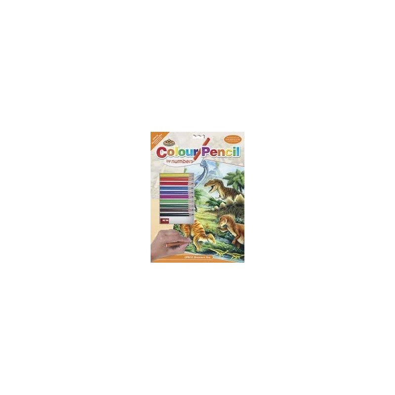 Colour Pencil by n : Dinosaurs Day