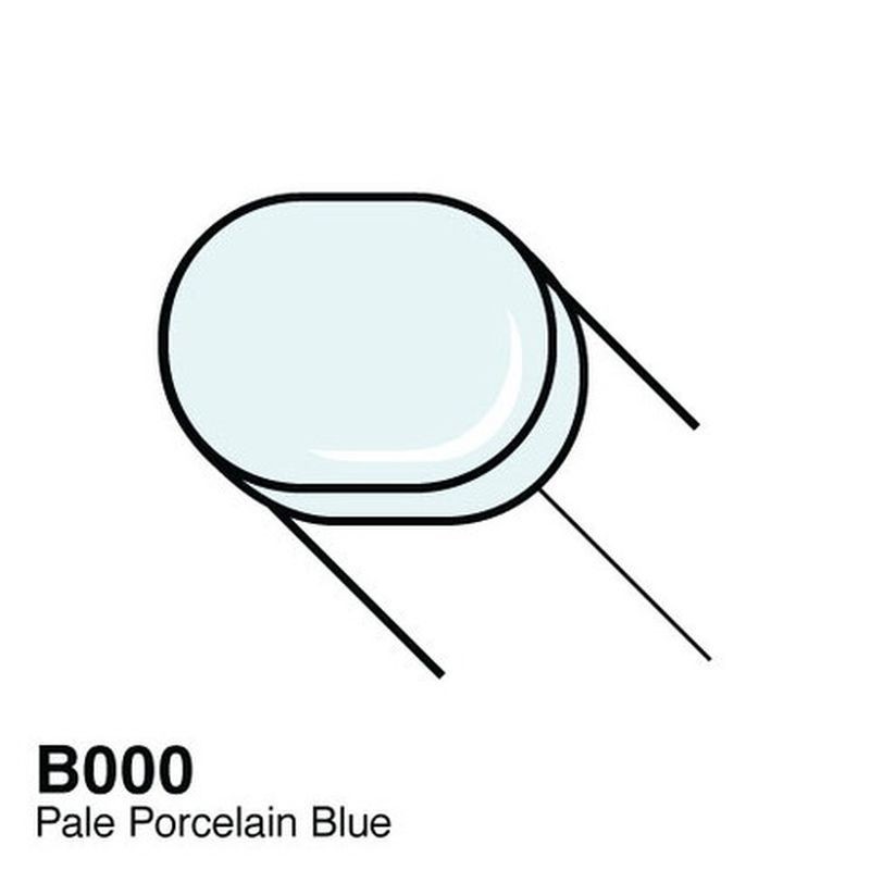 Copic Sketch marker Pale Porcelain Blue